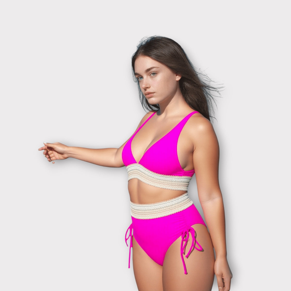 Ximena | Bikini elegante de cintura alta moldeadora