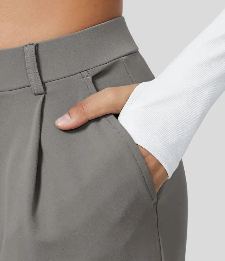 Lorena | Pantalones Elásticos de Tiro Alto