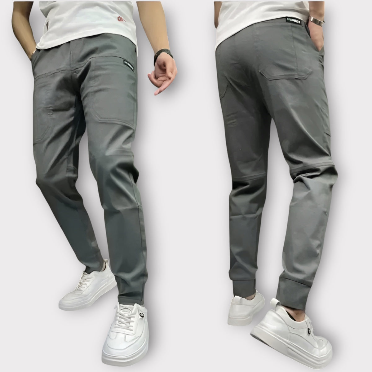 Iván | Pantalones Cargo Elásticos