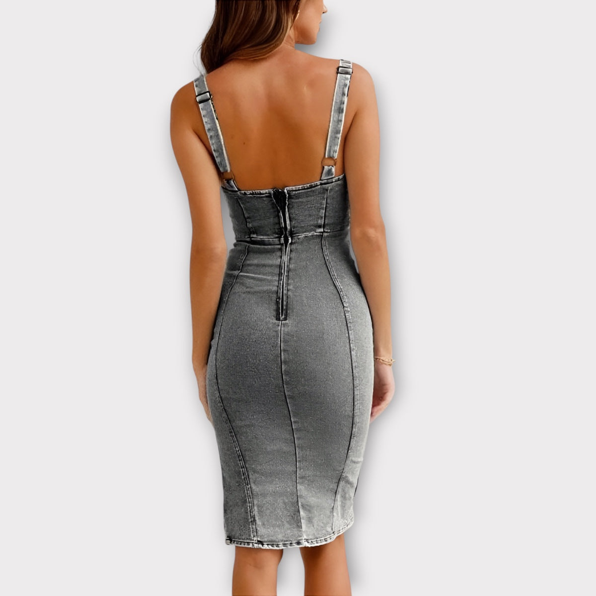 Renata | Vestido Vaquero Elegante