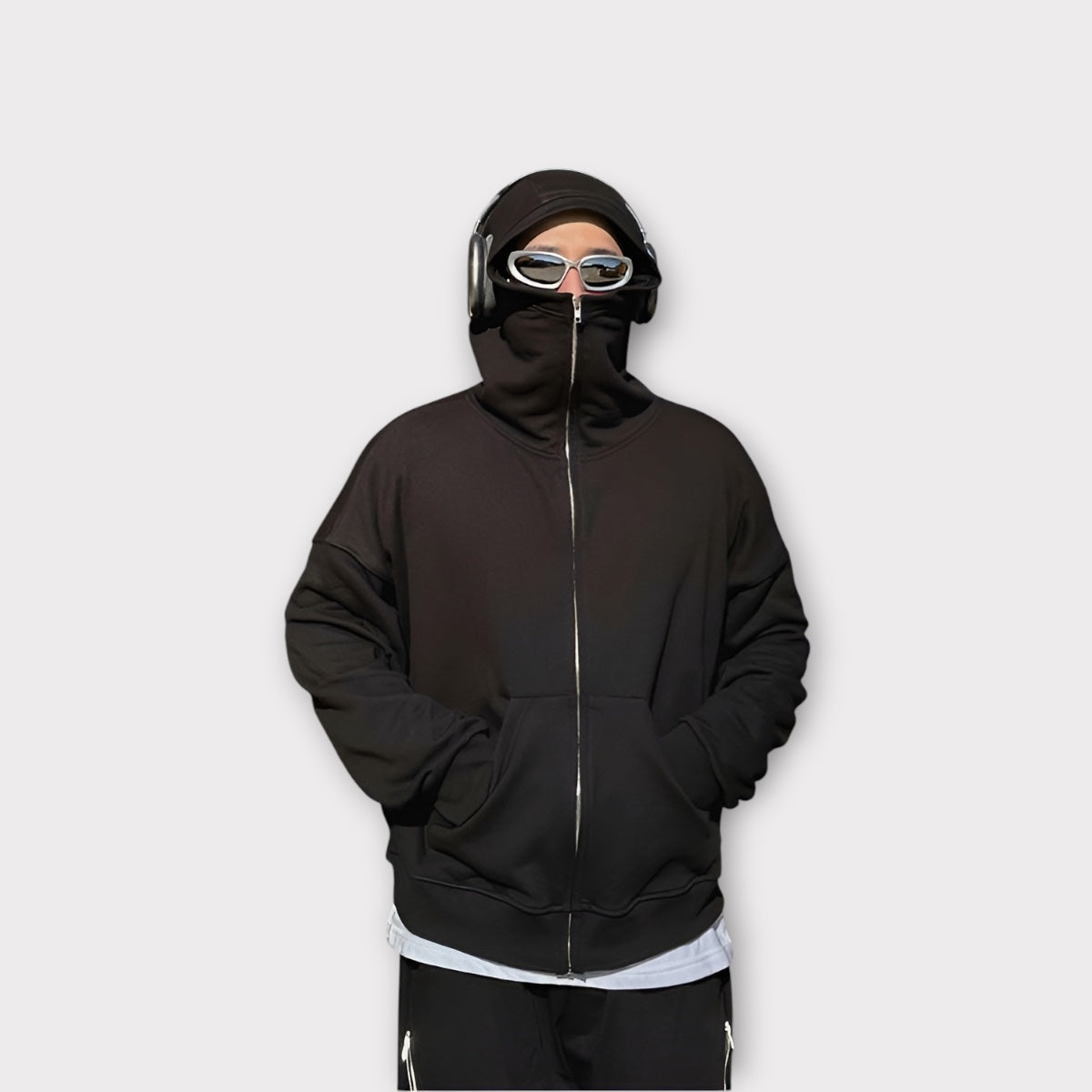 Carlos | Sudadera con capucha de privacidad