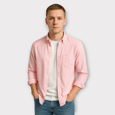 Marco | Camisa de rayas con cuello clásico