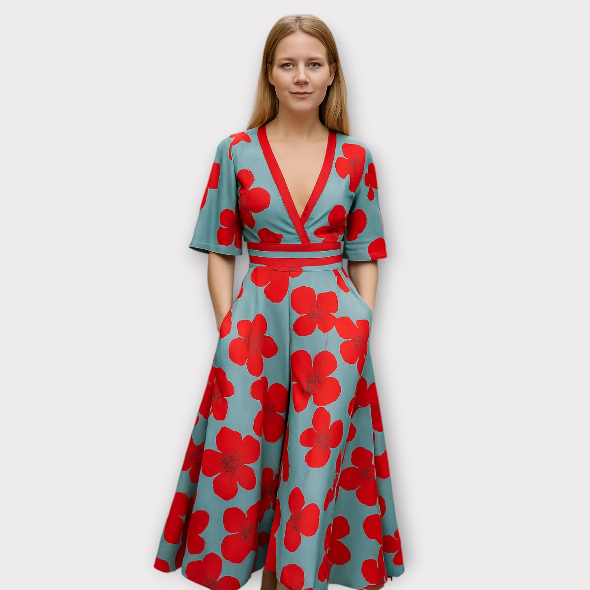 Lucía | Vestido Floral Elegante