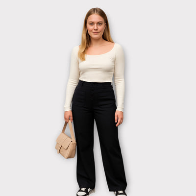 Sara | Pantalones ajustados de talle alto