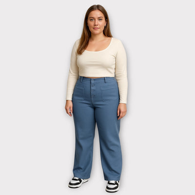 Sara | Pantalones ajustados de talle alto