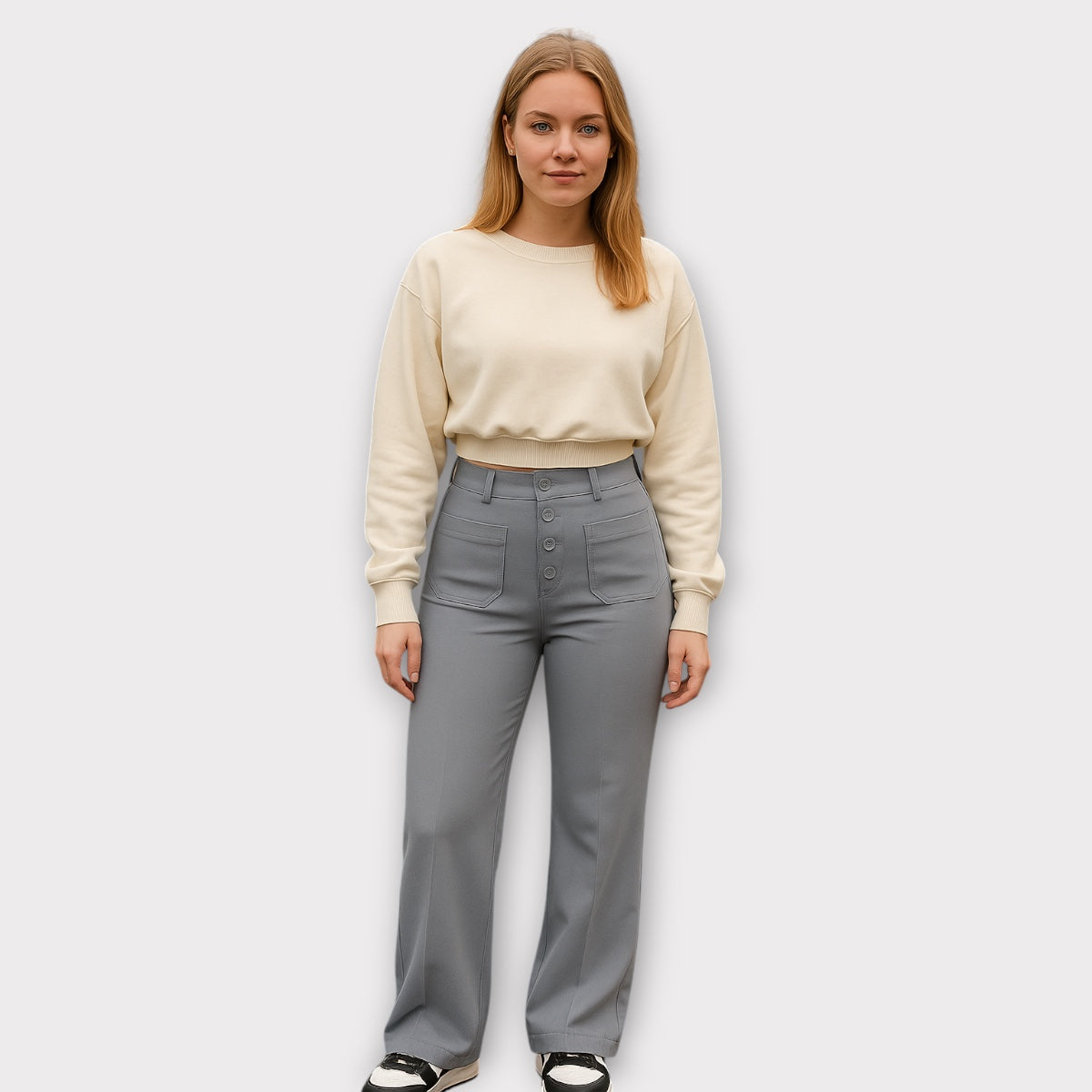 Sara | Pantalones ajustados de talle alto