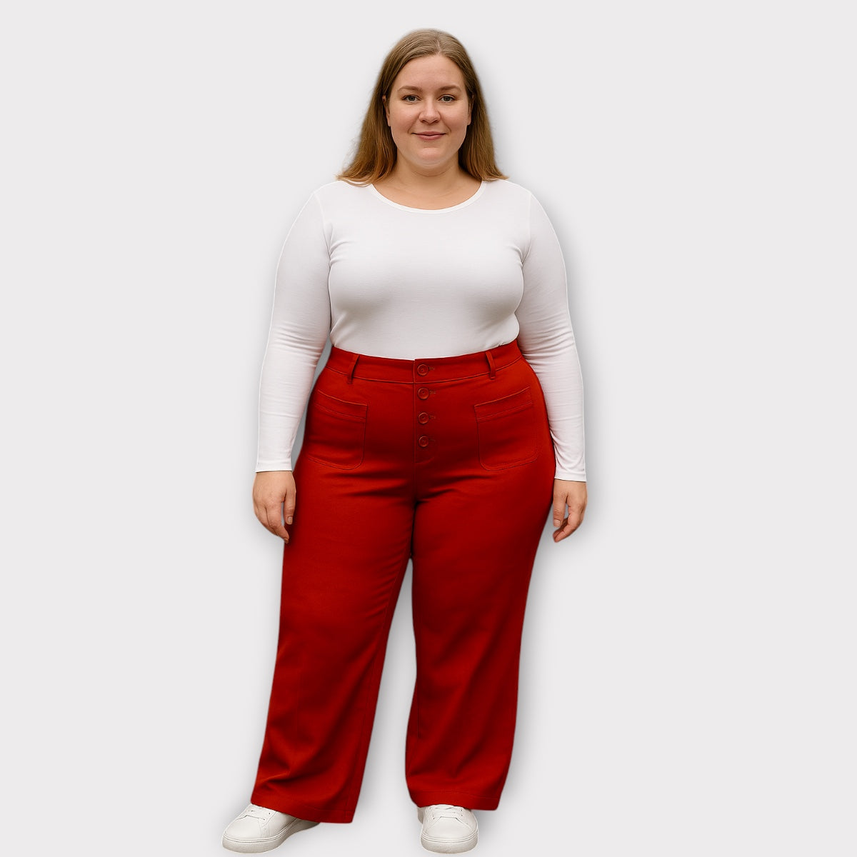 Sara | Pantalones ajustados de talle alto