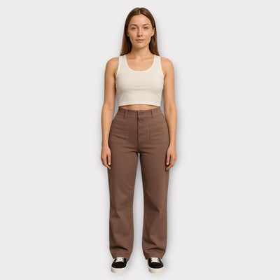 Sara | Pantalones ajustados de talle alto