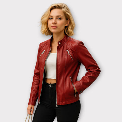 Beatriz | Cazadora de Cuero Elegante