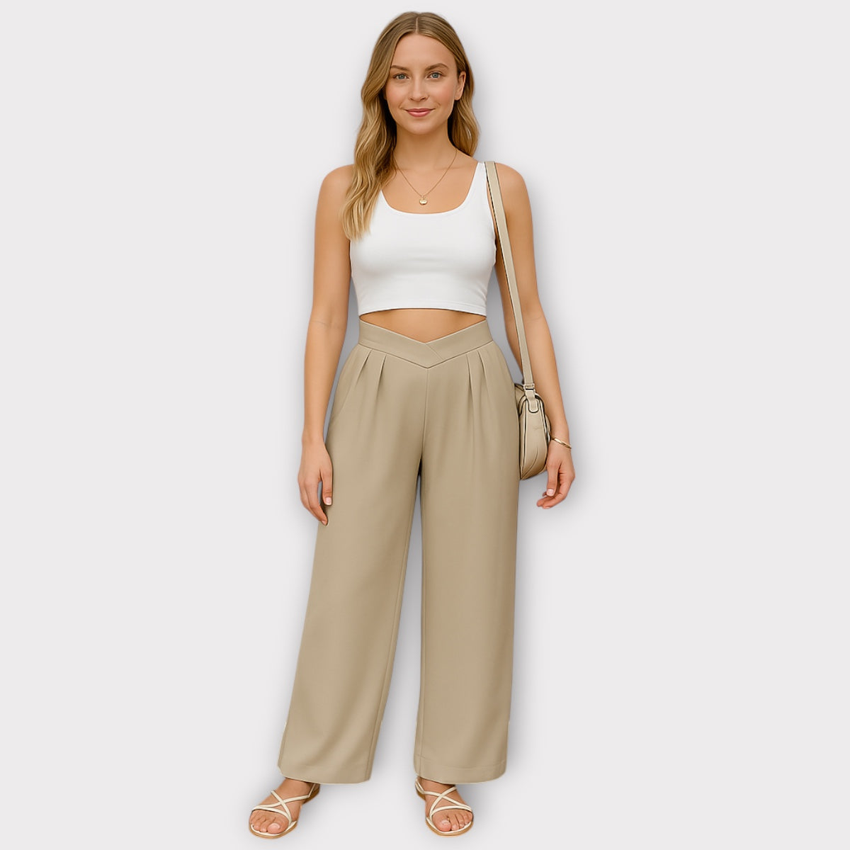 Alicia | Pantalones de Pierna Recta