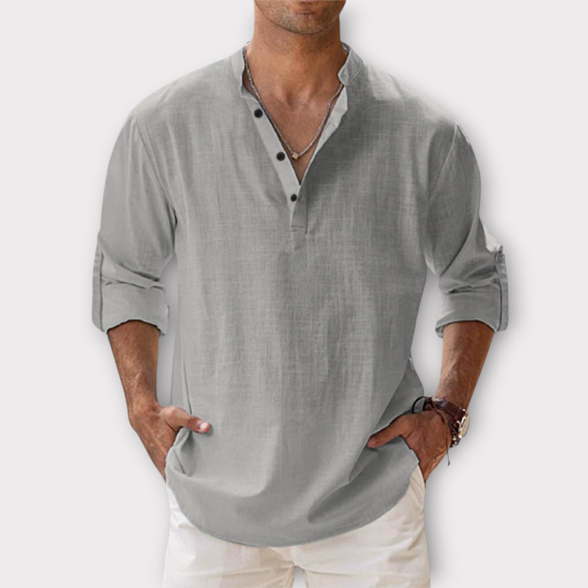 Eduardo - Camisa de Lino Transpirable