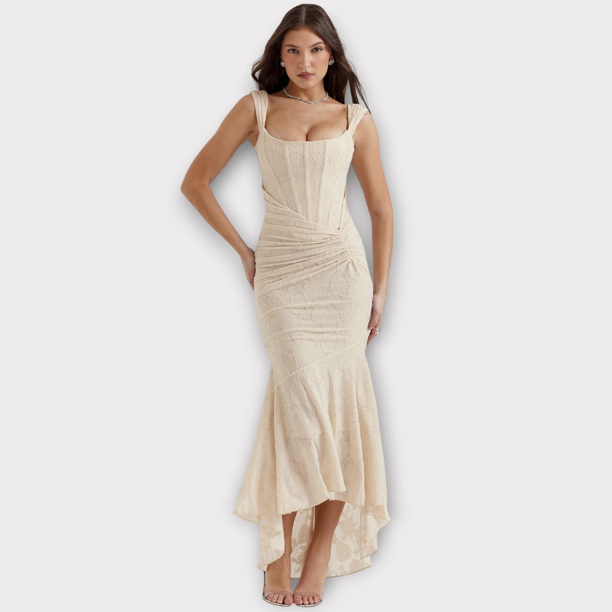 Dalia | Vestido largo con diseño de corsé