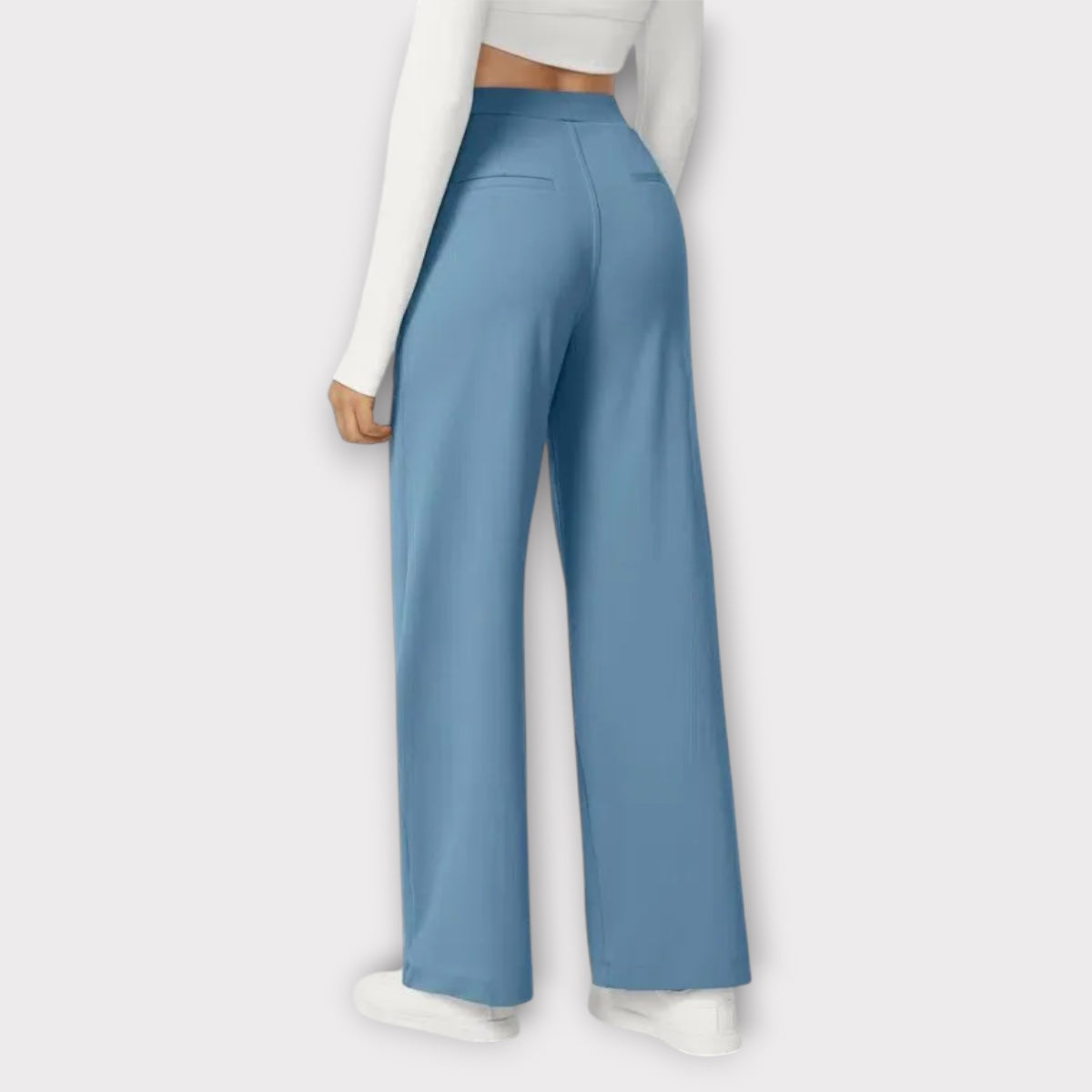 Lorena | Pantalones Elásticos de Tiro Alto