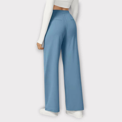 Lorena | Pantalones Elásticos de Tiro Alto